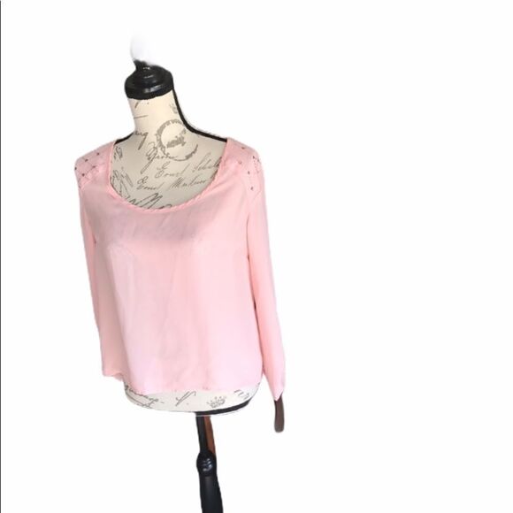 Charlotte Russe Pink Blouse Size Small - Picture 6 of 8